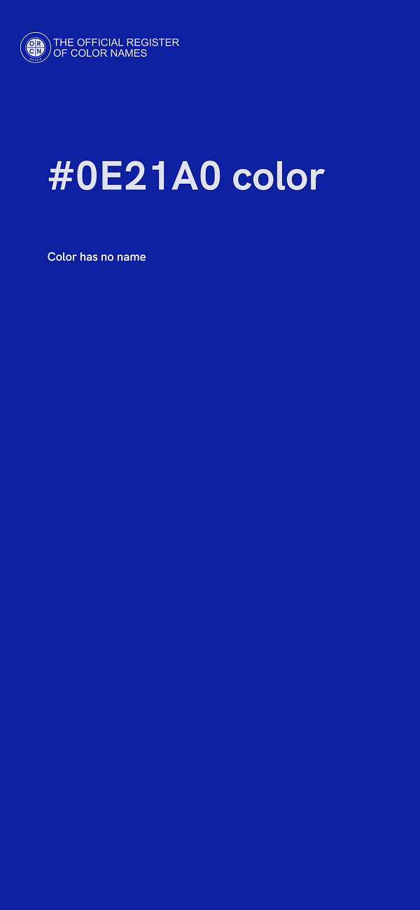 #0E21A0 color image