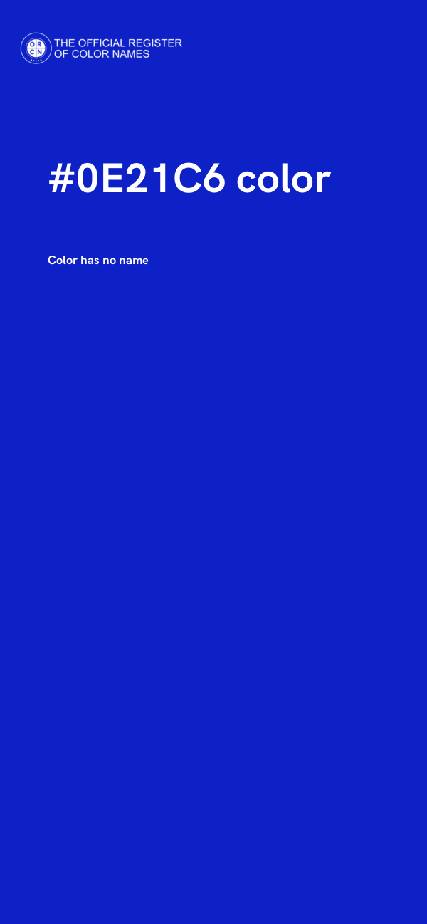 #0E21C6 color image