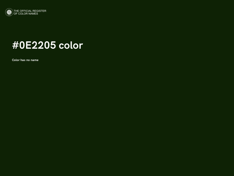 #0E2205 color image
