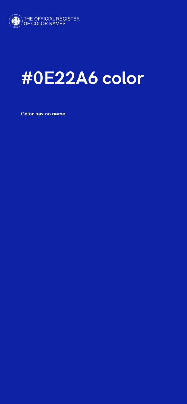 #0E22A6 color image