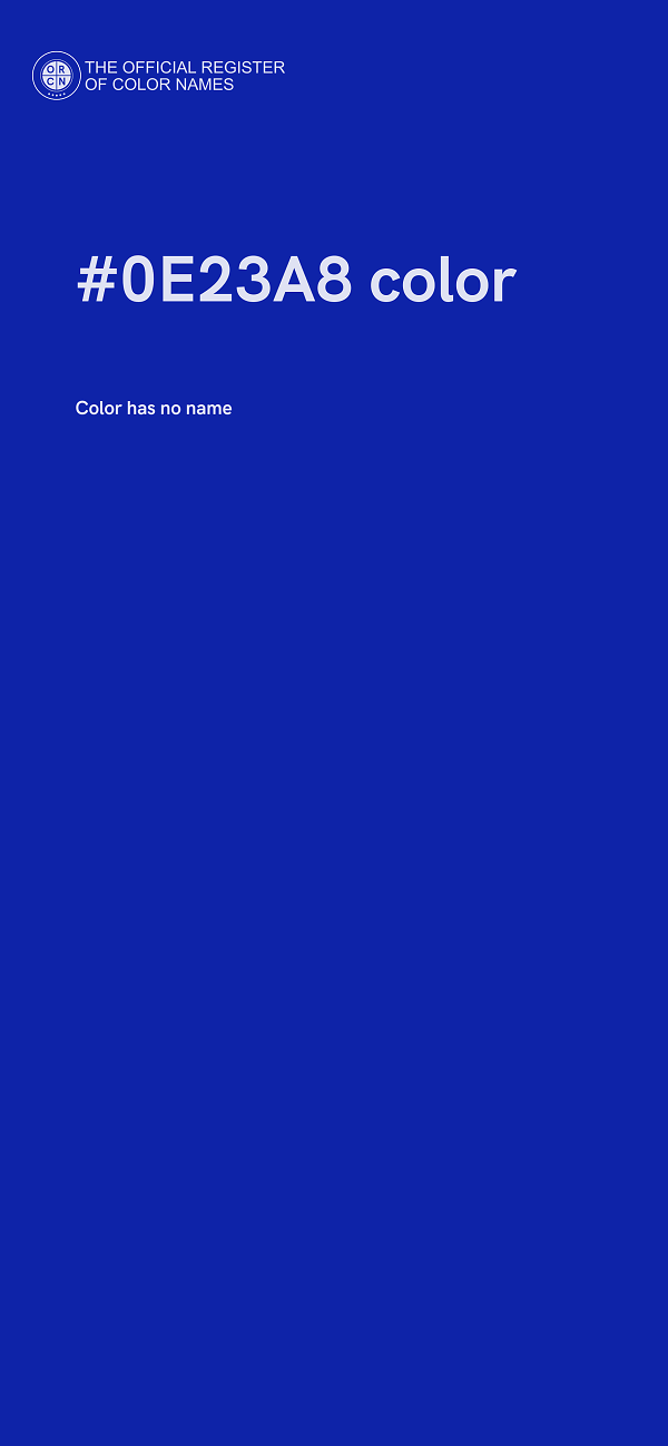 #0E23A8 color image