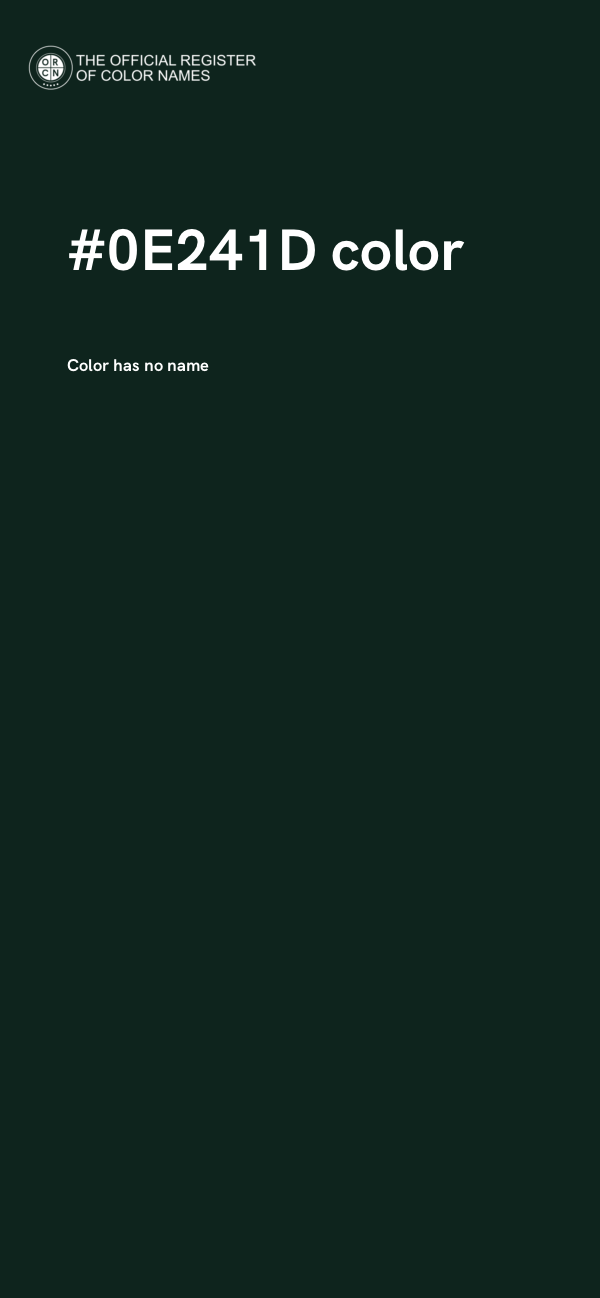 #0E241D color image