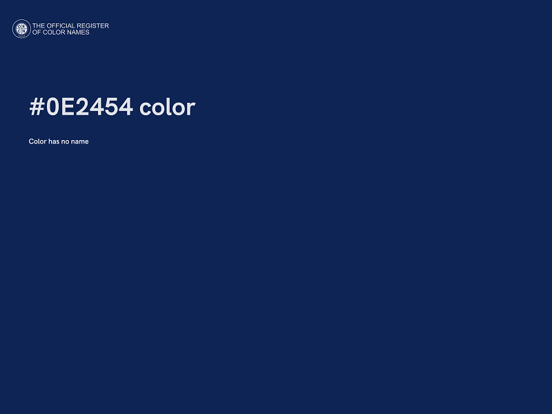 #0E2454 color image