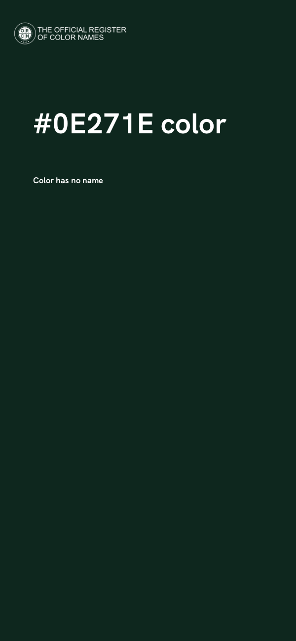 #0E271E color image