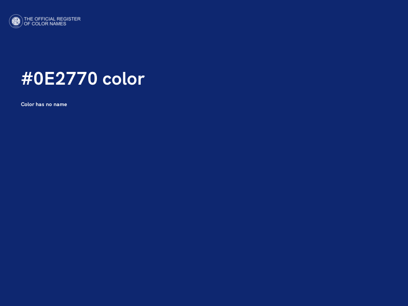 #0E2770 color image