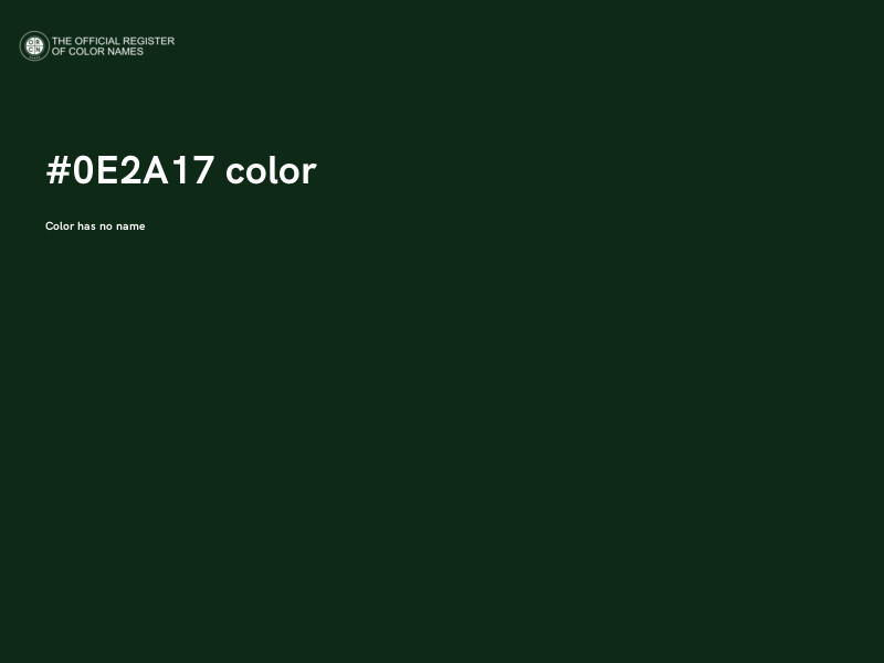 #0E2A17 color image