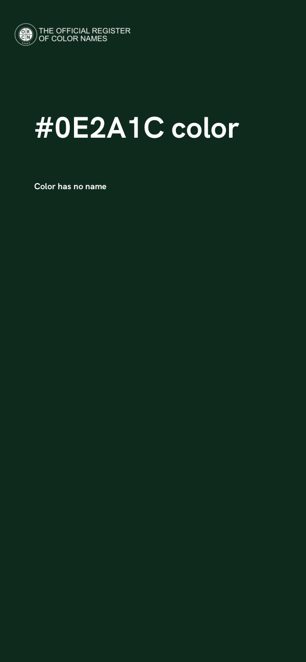#0E2A1C color image