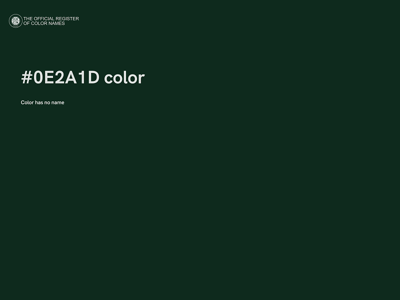 #0E2A1D color image