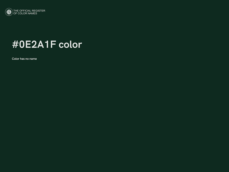 #0E2A1F color image