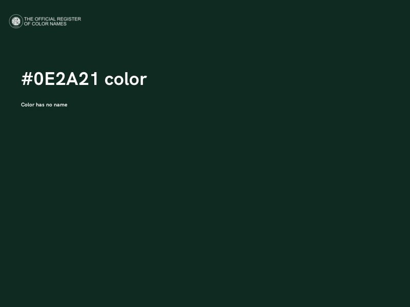#0E2A21 color image