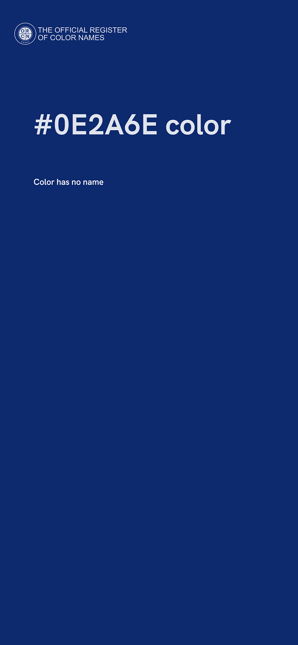 #0E2A6E color image