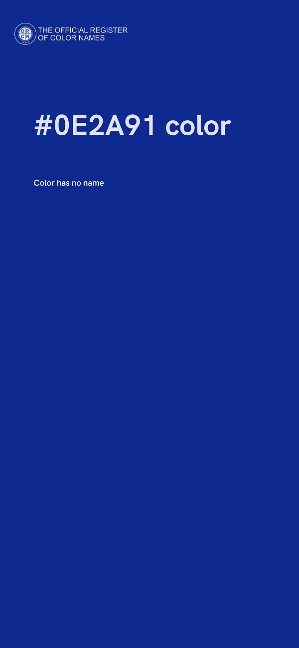 #0E2A91 color image