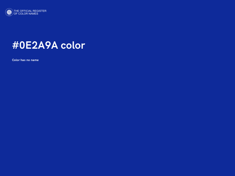 #0E2A9A color image