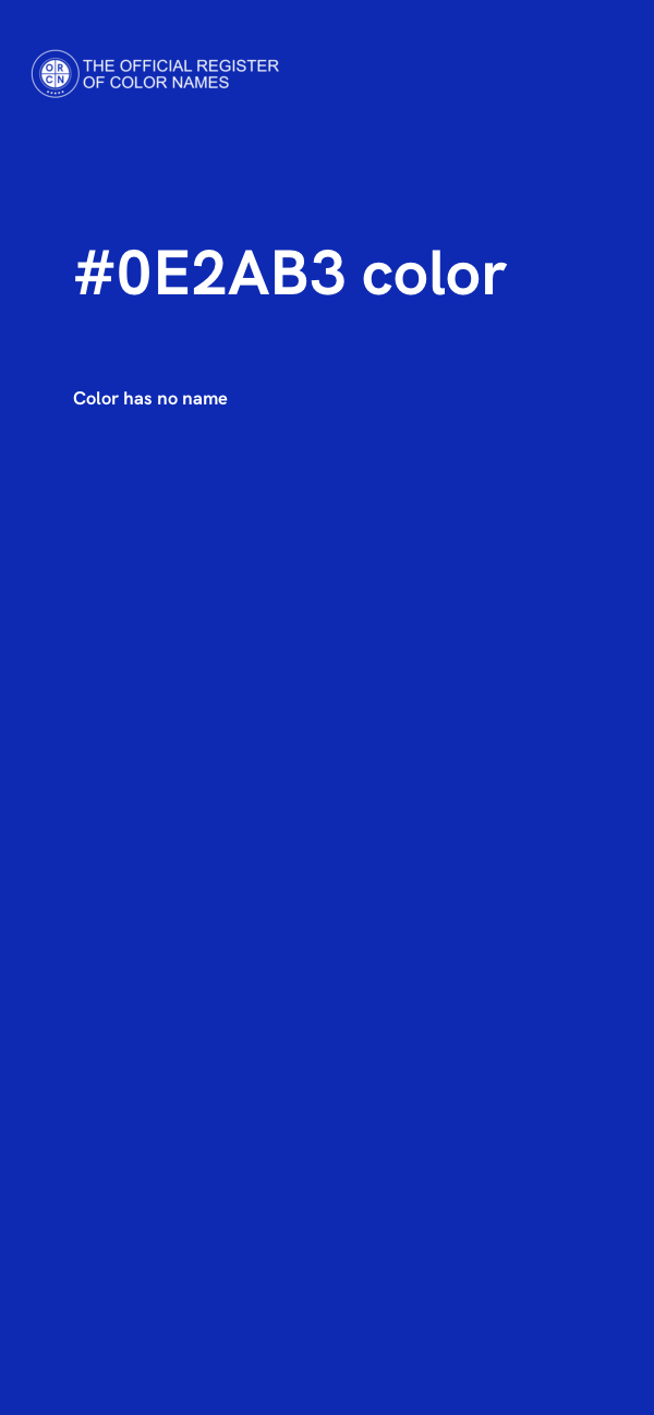 #0E2AB3 color image