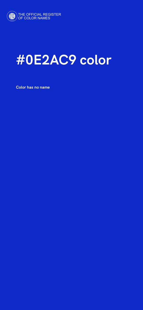 #0E2AC9 color image