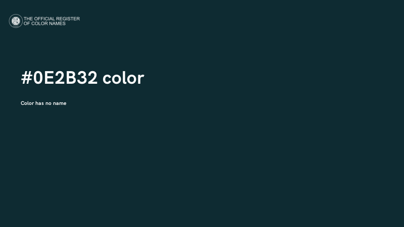#0E2B32 color image
