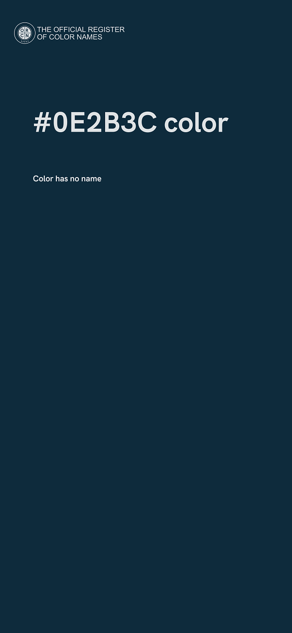 #0E2B3C color image