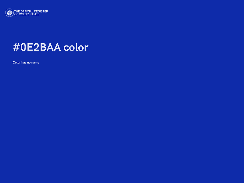 #0E2BAA color image