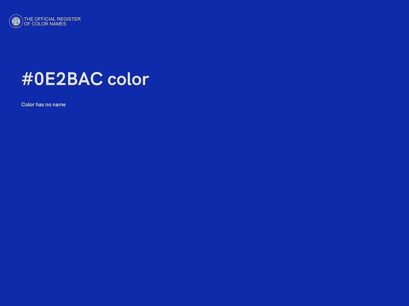 #0E2BAC color image
