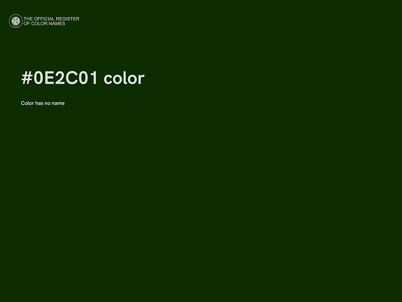 #0E2C01 color image
