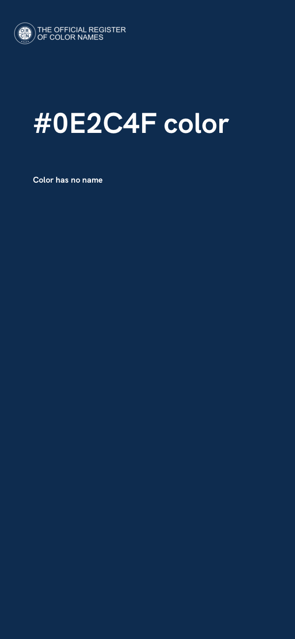 #0E2C4F color image