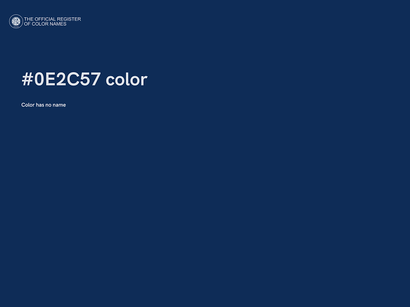 #0E2C57 color image