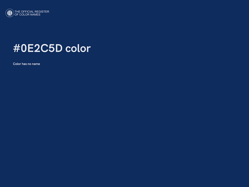 #0E2C5D color image