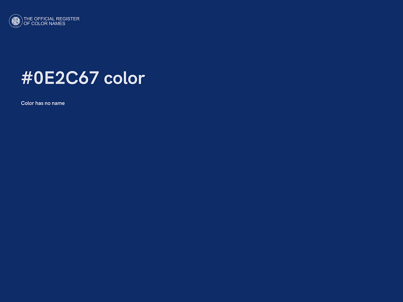 #0E2C67 color image