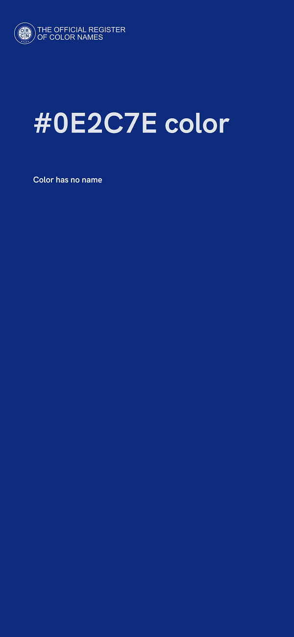 #0E2C7E color image