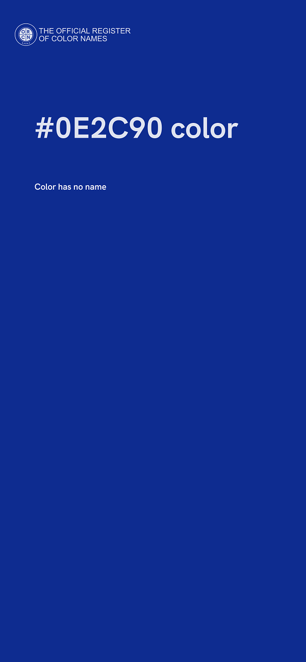 #0E2C90 color image