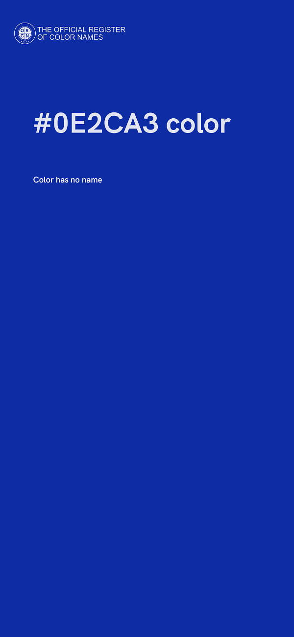 #0E2CA3 color image