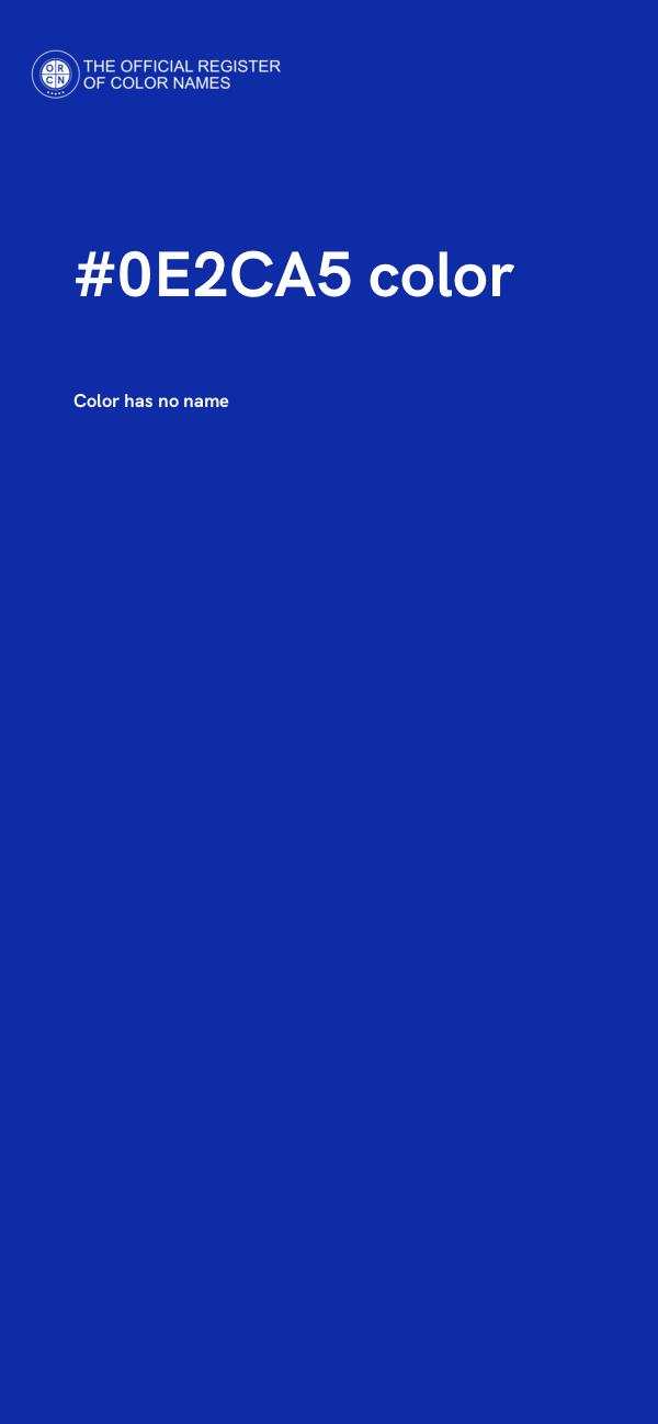 #0E2CA5 color image