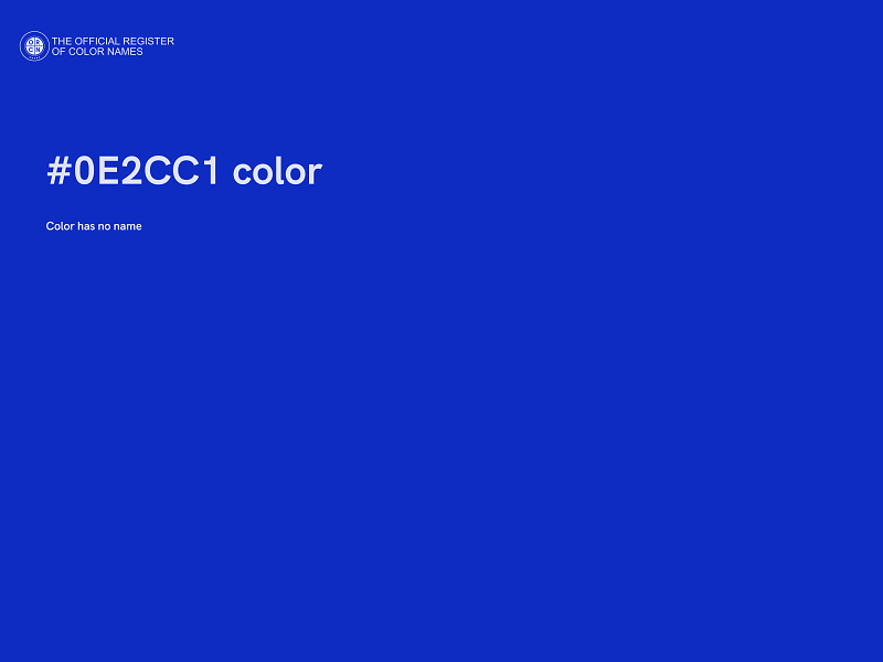 #0E2CC1 color image