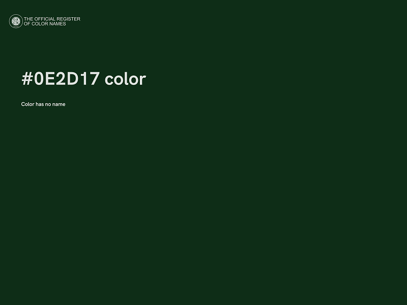 #0E2D17 color image