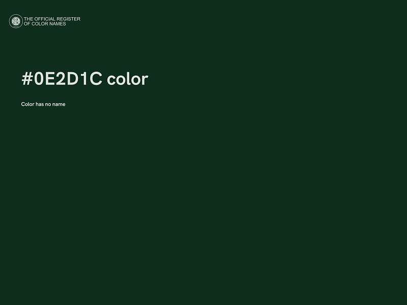 #0E2D1C color image