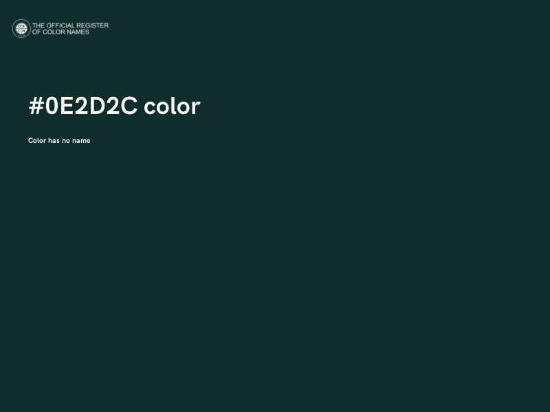 #0E2D2C color image