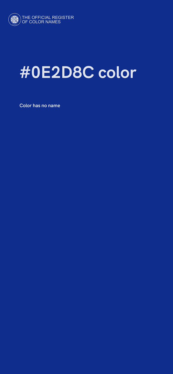 #0E2D8C color image