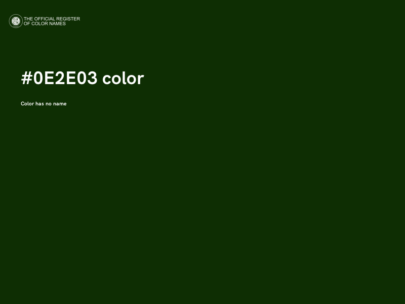 #0E2E03 color image