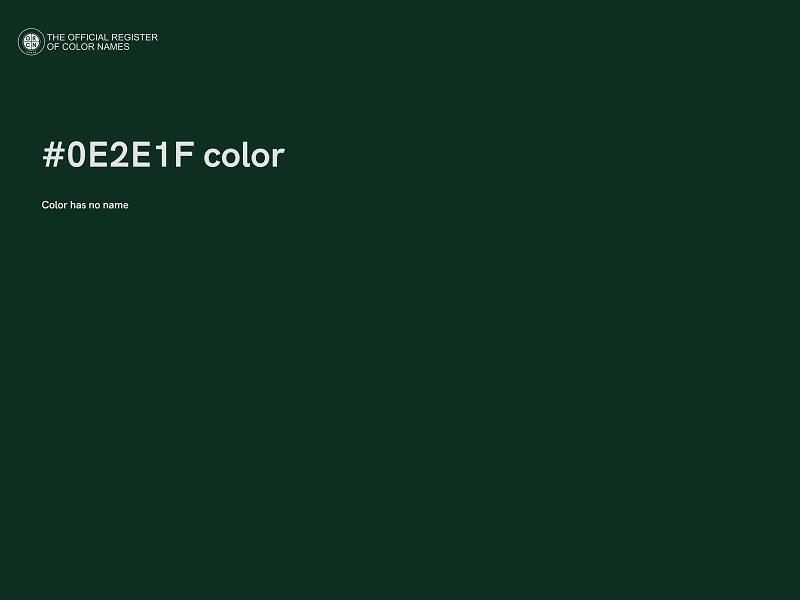 #0E2E1F color image