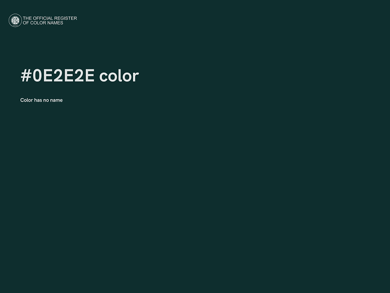 #0E2E2E color image