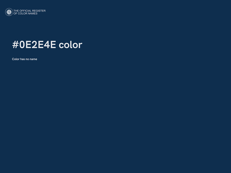 #0E2E4E color image