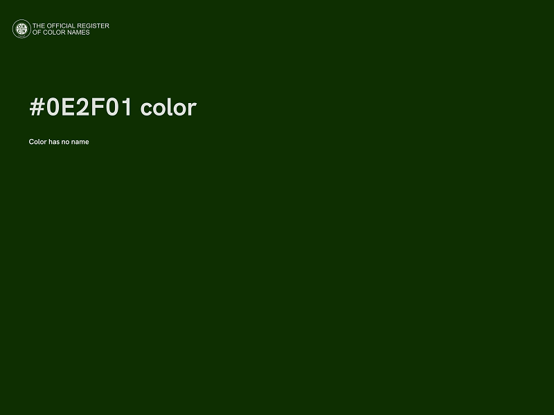 #0E2F01 color image