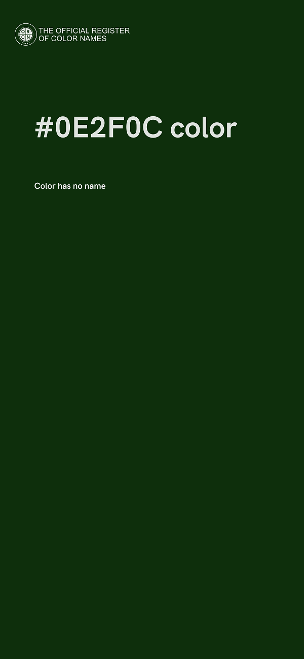 #0E2F0C color image