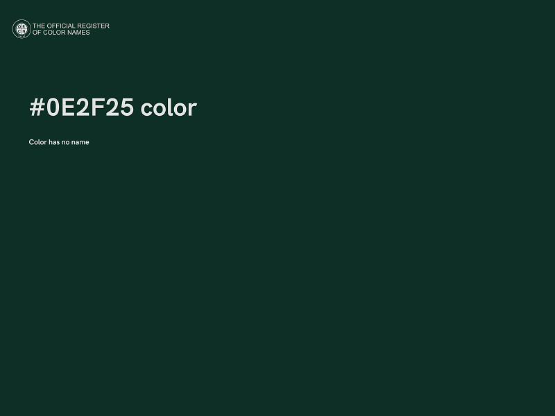 #0E2F25 color image