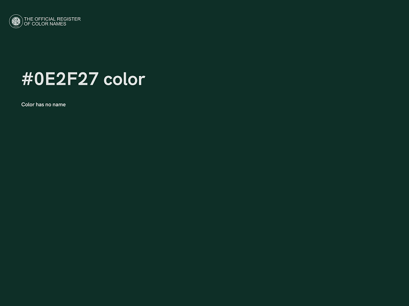 #0E2F27 color image