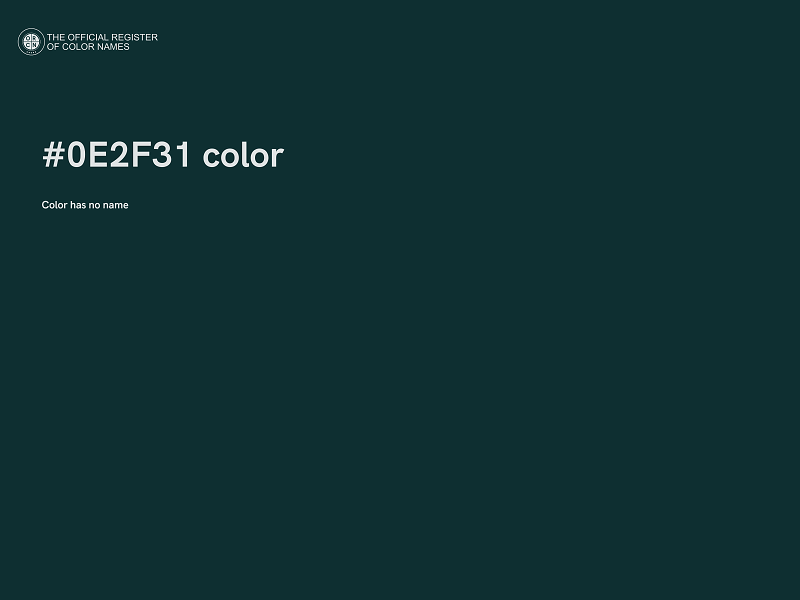 #0E2F31 color image