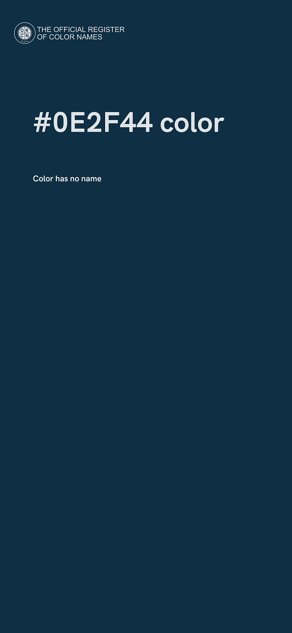 #0E2F44 color image