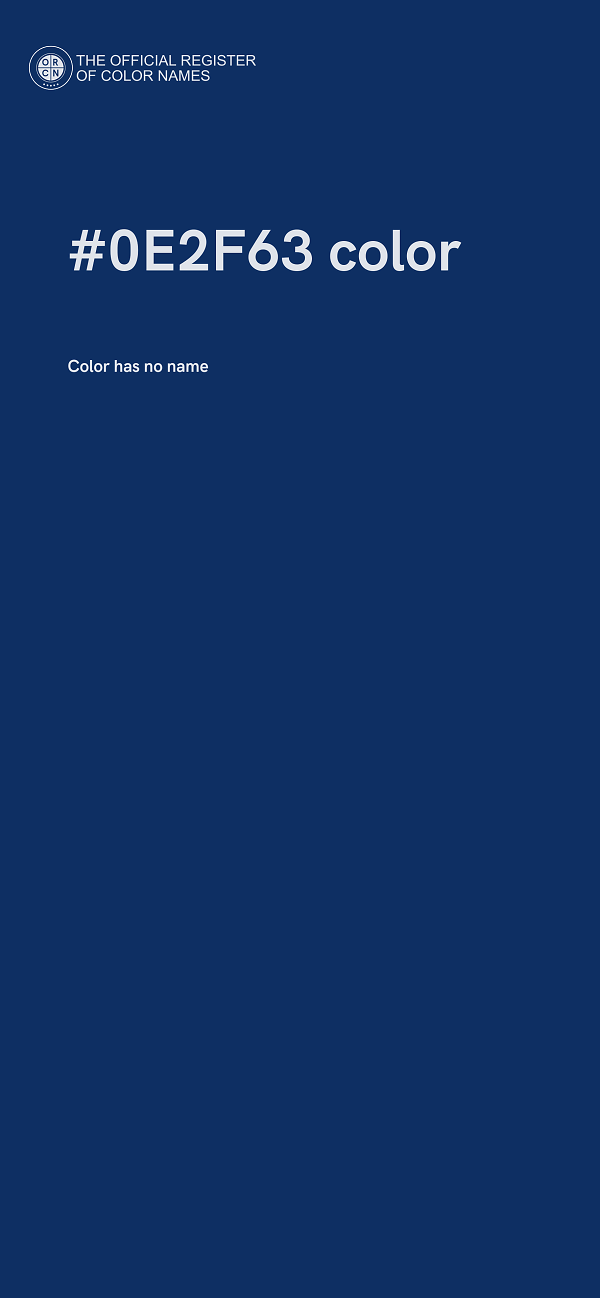 #0E2F63 color image