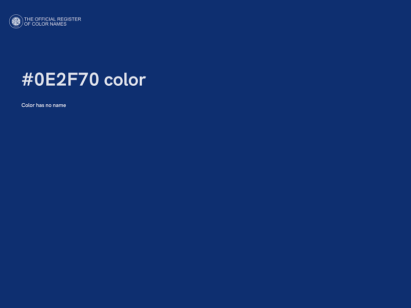 #0E2F70 color image