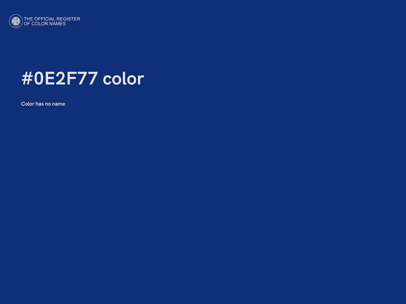 #0E2F77 color image